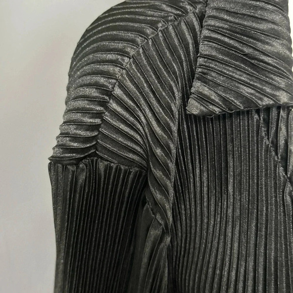 Zeagoo Women’s XL Accordion Pleat Sheer Blouse Whimsigoth Witchy Gothcore￼‎ - Picture 6 of 14